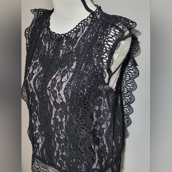 NWT Eri +Ali Anthropolgie Lace Top - Picture 7 of 7